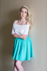 Fototapeta premium Portrait of the beautiful woman