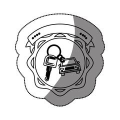 Rent a car business icon vector illustration graphic design