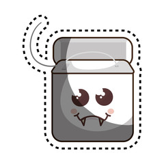 dental floss character icon vector illustration design