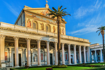 Papal Basilica of St. Paul outside the Walls. Rome, Italy.