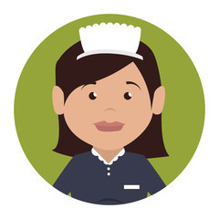 room service character hotel service vector illustration design