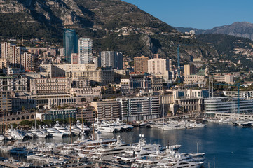 Naklejka premium Vista de Montecarlo, Mónaco