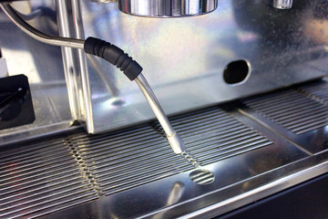 steaming part of coffee machine