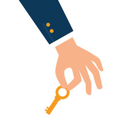 security key isolated icon vector illustration design