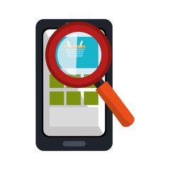 smartphone device isolated icon vector illustration design