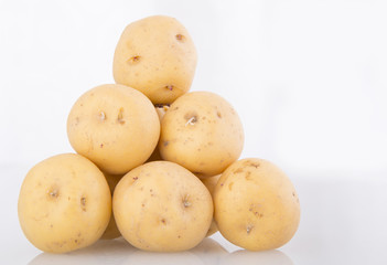 Yellow potatoes (Solanum phureja)