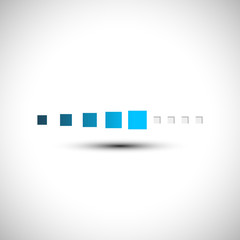 Web preloader. Progress indicator Bar. Download Upload Update Progress Bar. Vector Illustration.