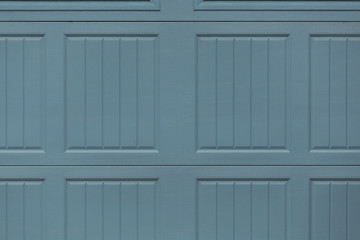 Blue Garage Door