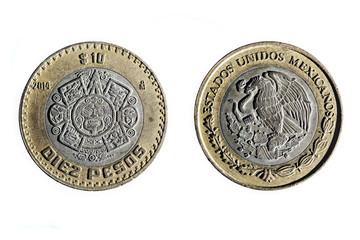 ten mexican pesos