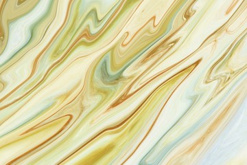Marble ink colorful. Yellow marble pattern texture abstract background. can be used for background or wallpaper