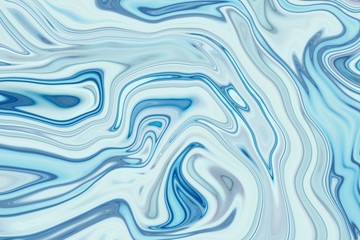 Fototapeta premium Marble ink colorful. Blue marble pattern texture abstract background. can be used for background or wallpaper