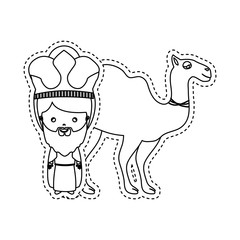 three wise men icon vector illustration graphic design