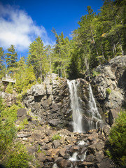 Fototapeta na wymiar Waterfall in a landscape