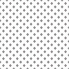 Black dense rhombus dots pattern on white background
