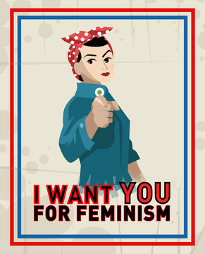 vintage recruitment war old poster feminism feminist worker girl