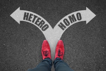 th rs lr hetero homo I - obrazy, fototapety, plakaty