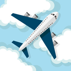 Airplane, travel concept