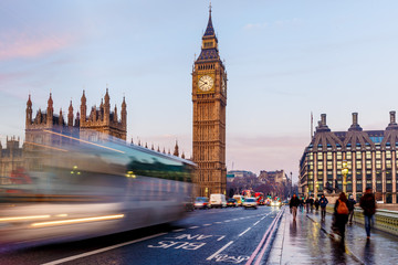 House of Parliament in early winter morning