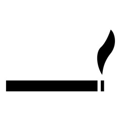 Smoke icon - Flat design, glyph style icon - Filled black