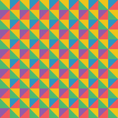 Obraz premium Vector abstract retro colorful geometric pattern