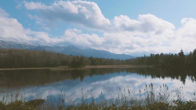 Shiretoko Five Lakes,Shiretoko Goko,in Shiretoko National Park,Hokkaido,Japan