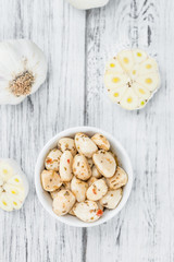 Portion of Preserved Garlic