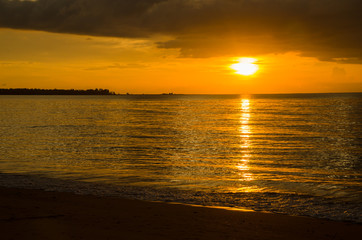 Beautiful cloudscape over the sea