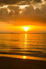 Beautiful cloudscape over the sea