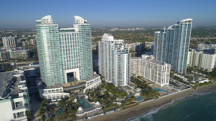 Aerial photo of the Westin Diplomat Hollywood Beach FL,USA