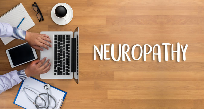 NEUROPATHY  Medical  Doctor concept , Neuropathy Wording in Anam