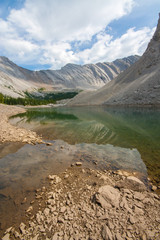 Portrait Landscape of Green Mountain Lake