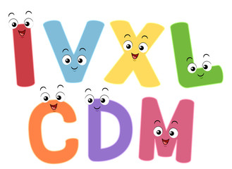 Mascot Roman Numerals