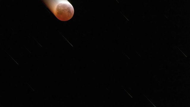 Moon Fireball during Lunar Eclipse