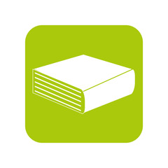 book reading button thumbnail image vector illustration design 