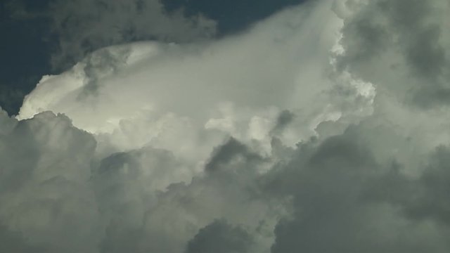 Pileus Cloud Tops Growing Cumulus Updrafts