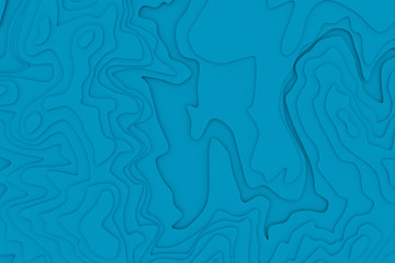 Topographic blue background. Map pattern