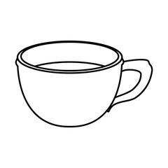 single mug icon image vector illustration design 