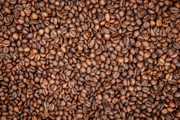 Coffee beans background.