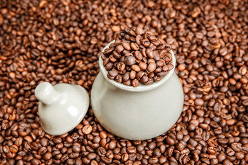 A pot of coffee.
