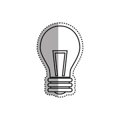 Obraz premium Bulb light energy icon vector illustration graphic design