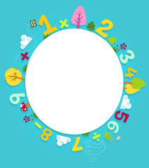 Nature Math Circular Board