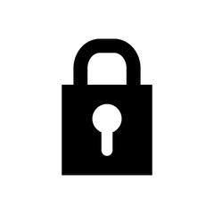 Padlock security symbol icon vector illustration graphic design