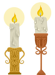 Metallic Candle Holders
