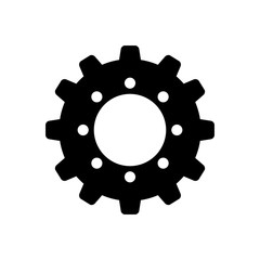 Gear machinery piece icon vector illustration graphic design