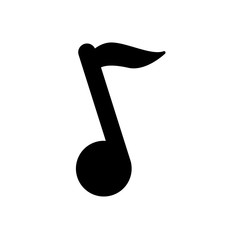 Music note symbol icon vector illustration graphic design