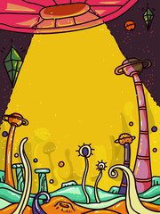 Fantasy Space Aliens Beam