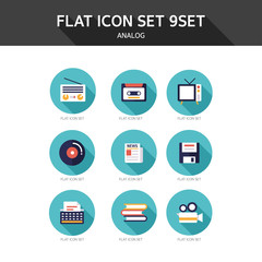 Flat icon Analog