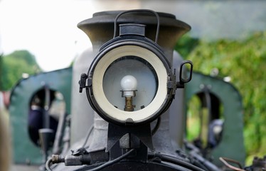 Fototapeta na wymiar illumination of a historical train