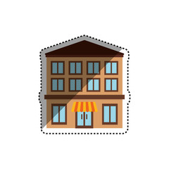 Building real estate icon vector illustration graphic design