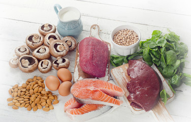 Foods Highest in Natural Vitamin B2.